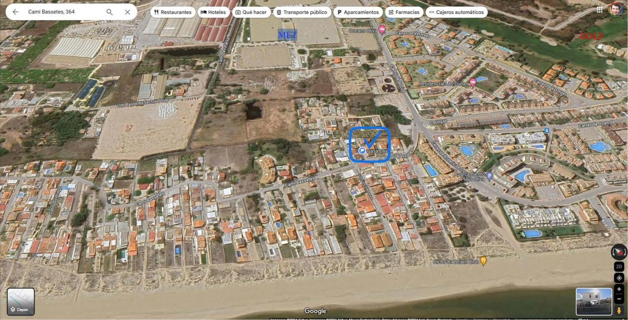Вилла Casa De Playa En Oliva Al Lado Del Met Y Campo De Golf Экстерьер фото